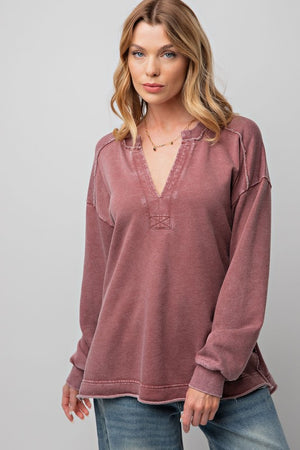 Notched Mineral Wash Top