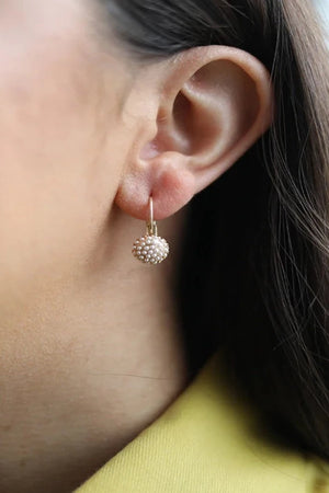 Tessa Pearl Studded Drop Earrings
