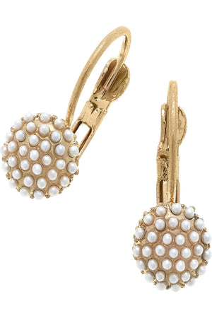 Tessa Pearl Studded Drop Earrings