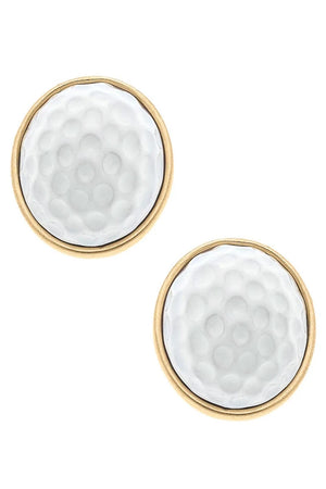 Flynn Golf Ball Stud Earrings