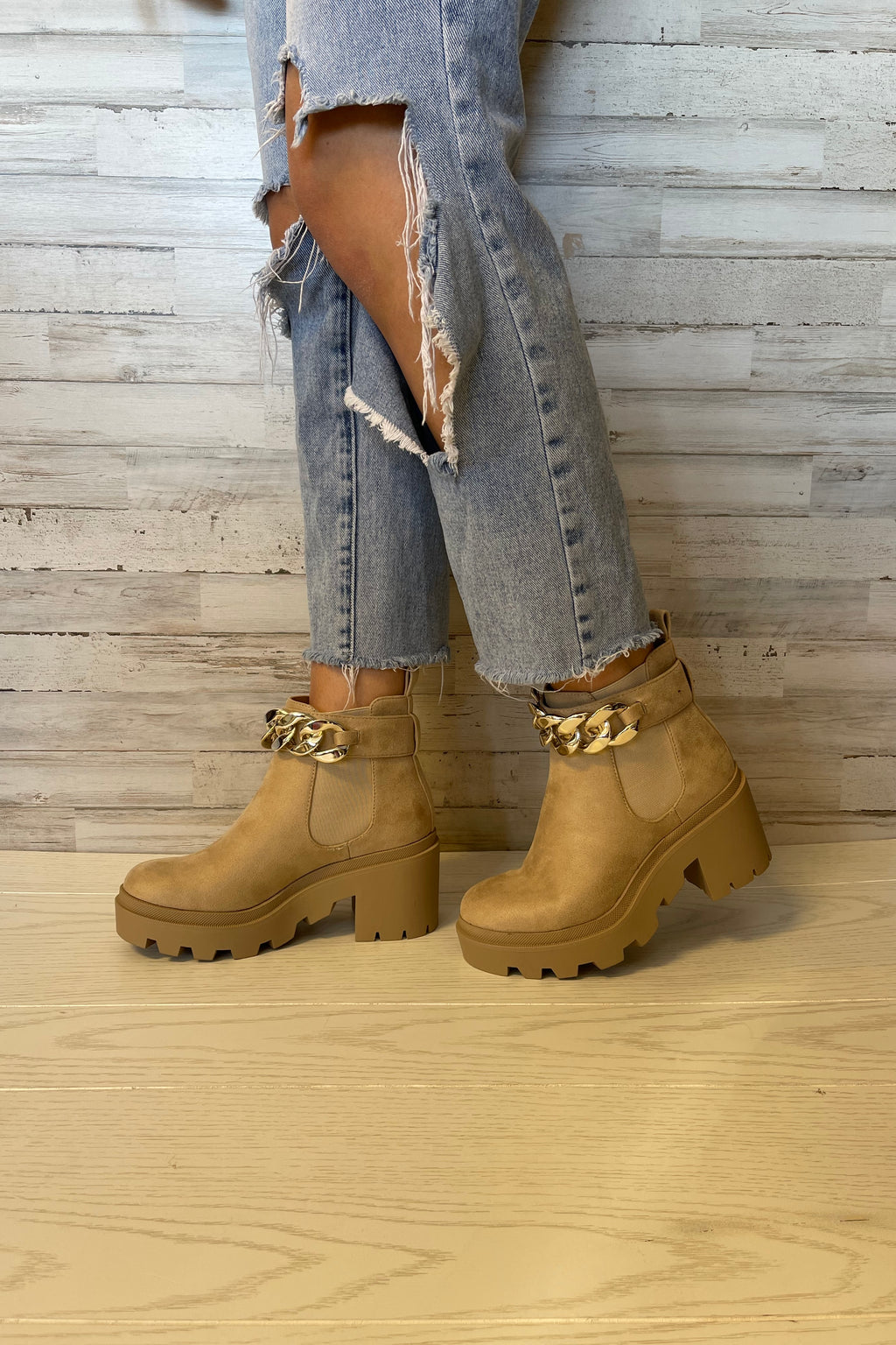 Leanna Suede Bootie