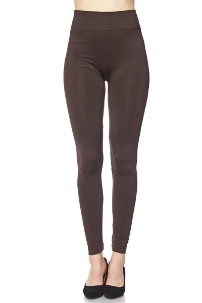 Plus Brown Leggings - Free Souls Boutique