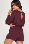 Heavy Knit LS Romper