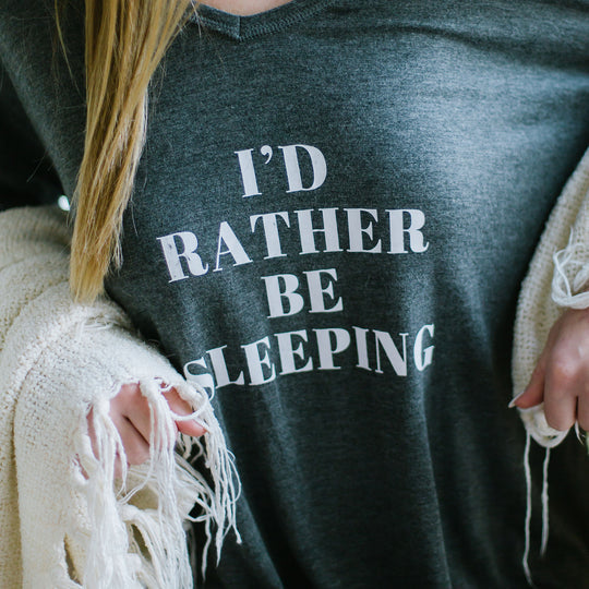 Corrie Nightgown - I'd Rather Be Sleeping Pajama Dress