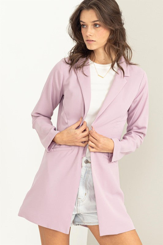 Dress to Impress Long Blazer Jacket