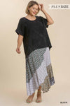 Plus Chest Pocket Gauze Top
