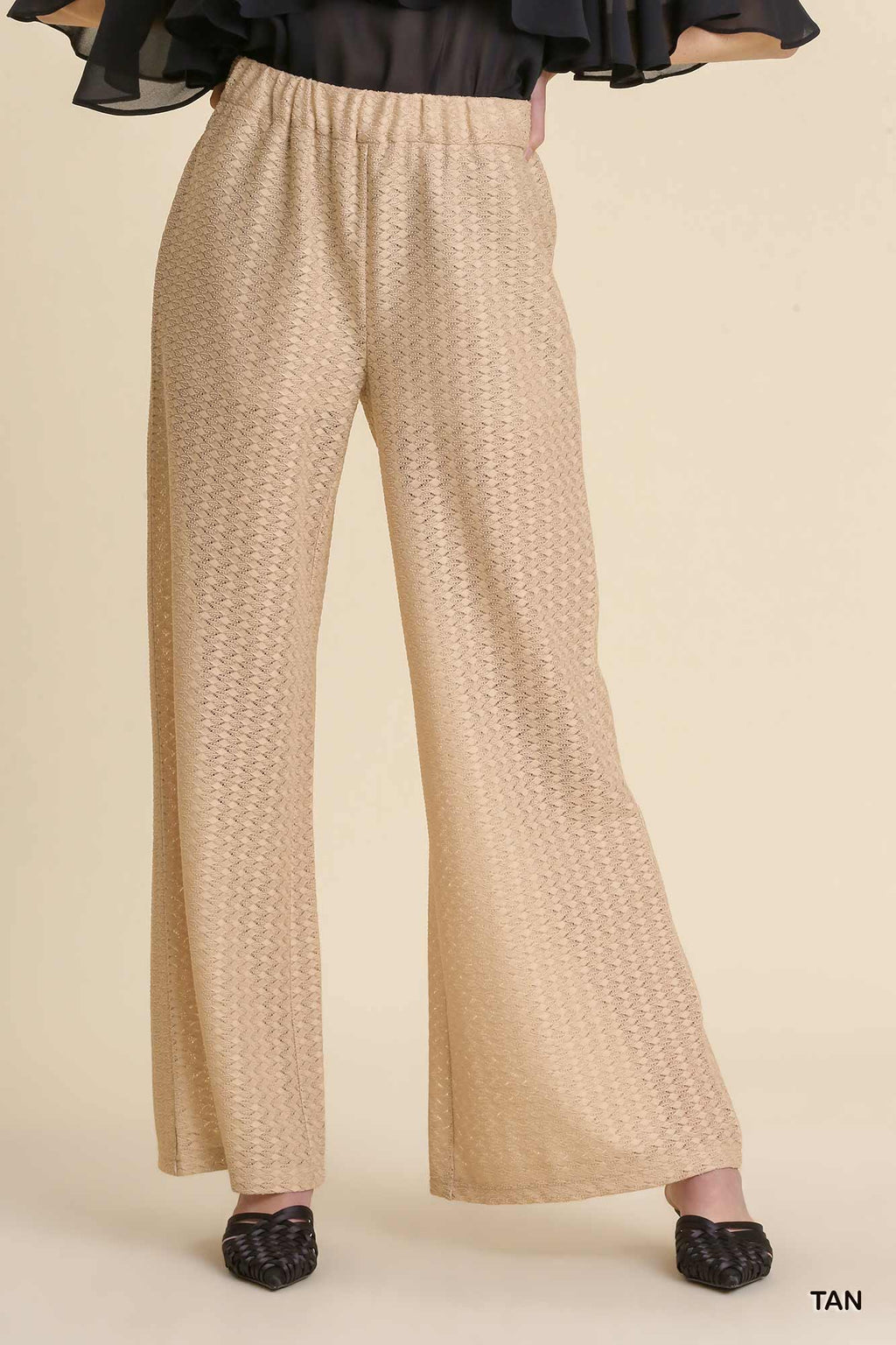 Semi Sheer Palazzo Pants