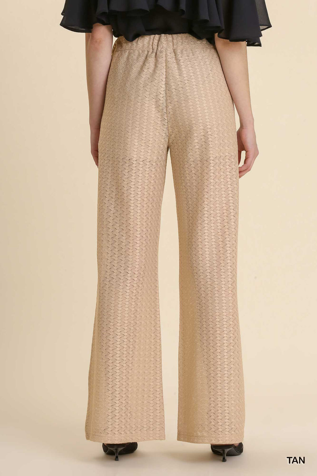 Semi Sheer Palazzo Pants