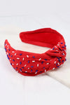 Randall Confetti Bead Knotted Headband