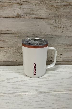 Corkcicle 16 oz Mug - White Rose