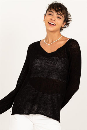 Lightweight V Sweater