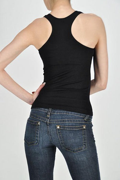 Ribbed Racerback Tank Top