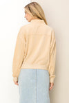 Settle Down Half Zip Pullover Top