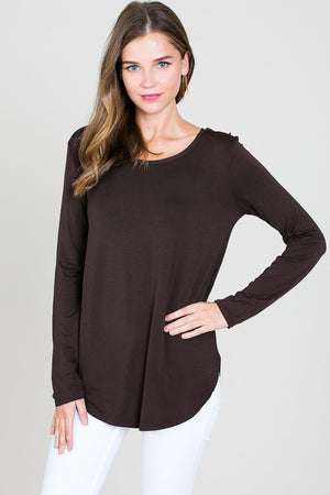 Modal Long Sleeve Top - Free Souls Boutique