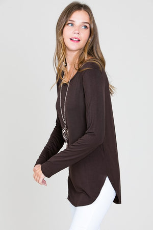 Modal Long Sleeve Top - Free Souls Boutique