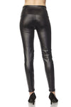 Plus High Waist Faux Leather Leggings