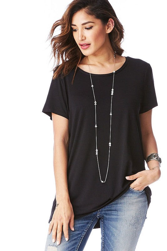 SS Scoop Neck Top - Free Souls Boutique