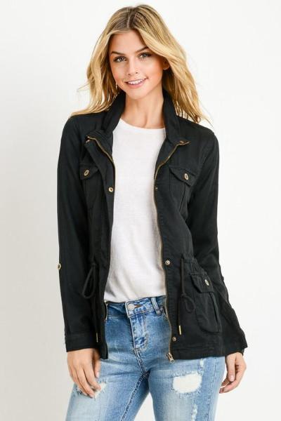 Soft Utility Jacket - Free Souls Boutique