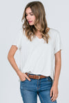 V-Neck Short Sleeve Top - Free Souls Boutique