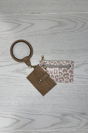 Libby Double Wallet Bangle Bracelet Wristlet