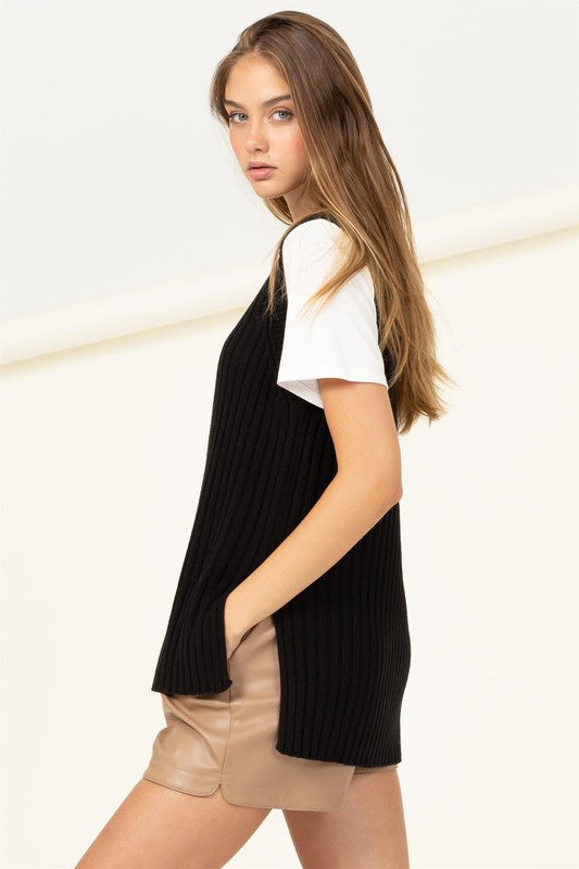 Utmost Comfort Oversized Sweater Vest