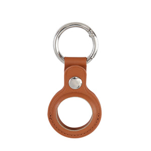 Vegan Leather Air Tag Holder Keyring