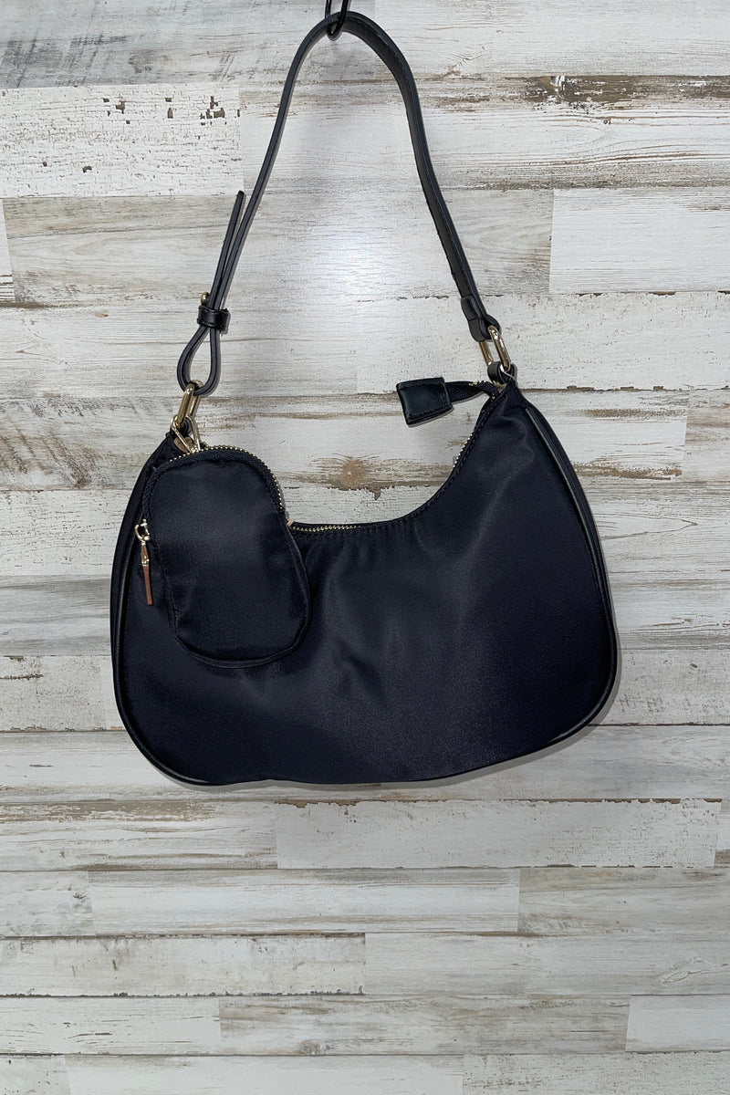 Jada Nylon Baquette Shoulder Handbag
