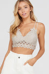 Double Strap Scallop Lace Bralette - Free Souls Boutique