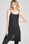 Black Lace Slip Extender - Free Souls Boutique