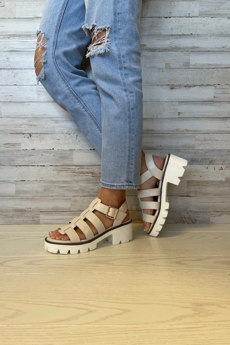 Fisher Chunky Heel Sandals