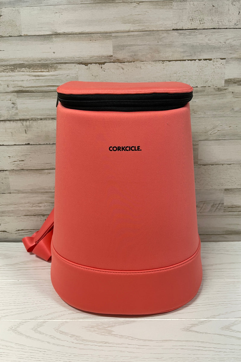 Eola Backpack Cooler- Coral Neoprene