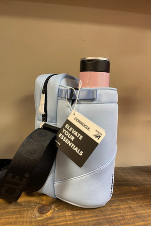 Corkcicle Water Bottle Sling Bag- Periwinkle Neoprene