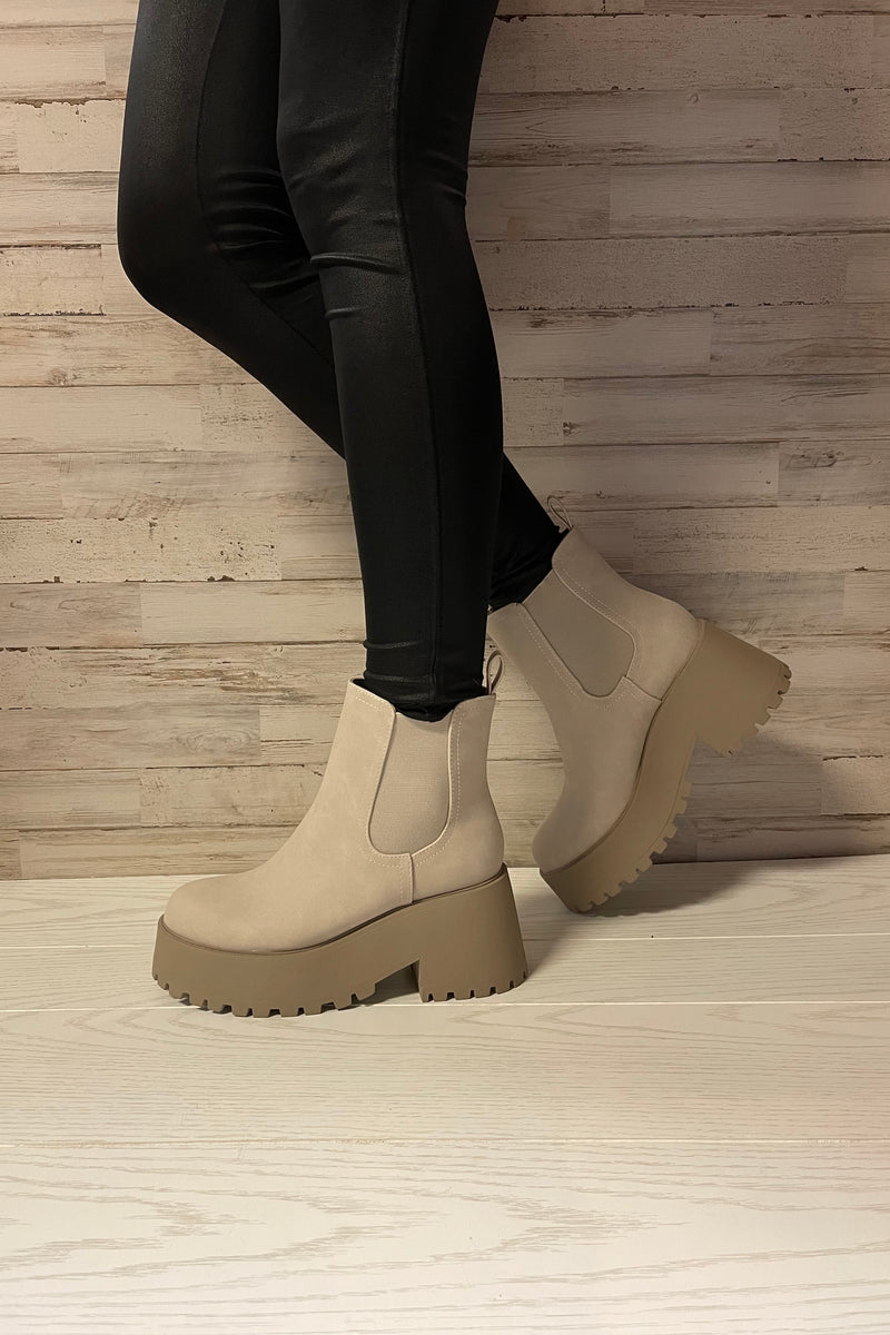 Instant Chunky Platform Bootie