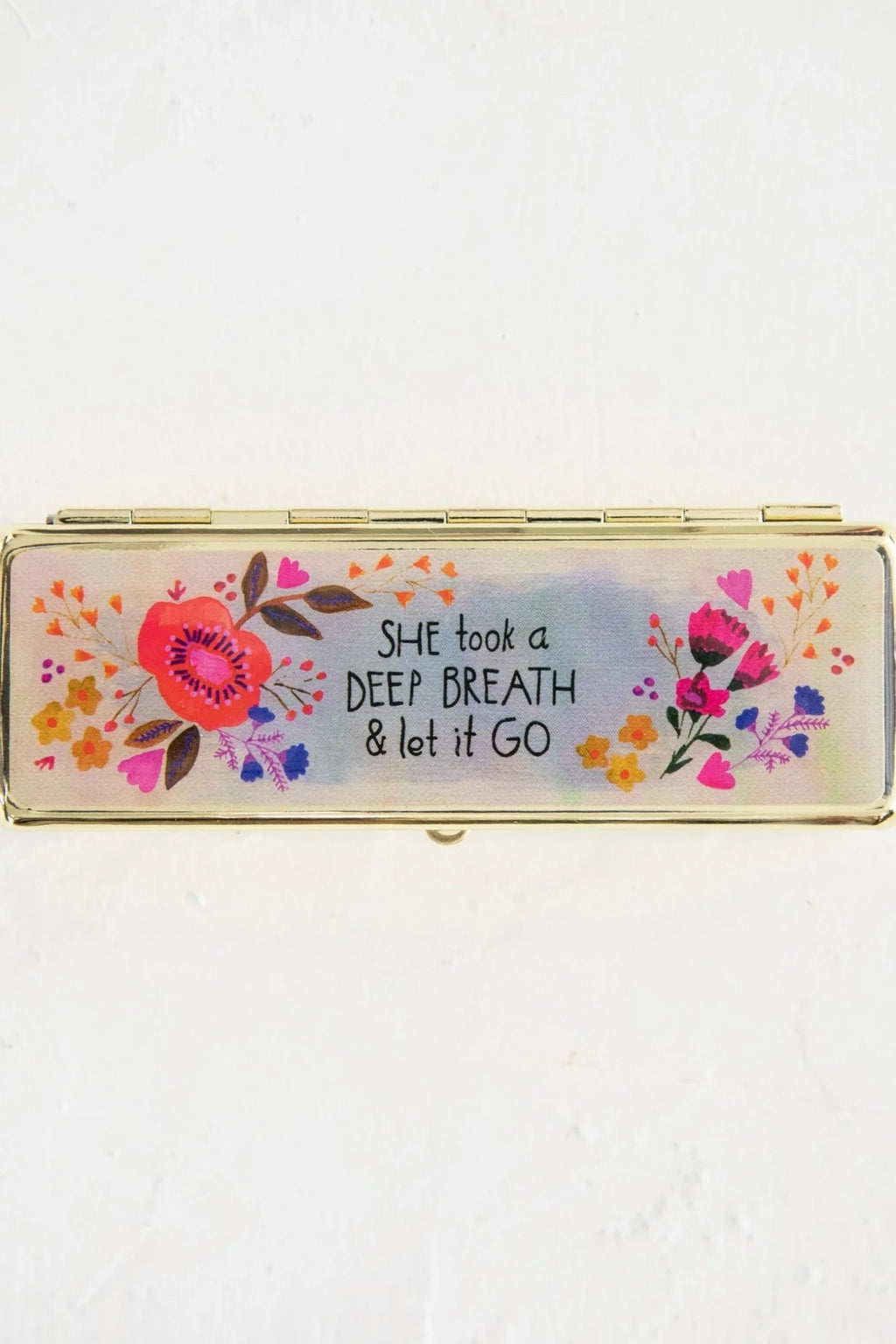 Natural Life Daily Pill Box- She Let It Go