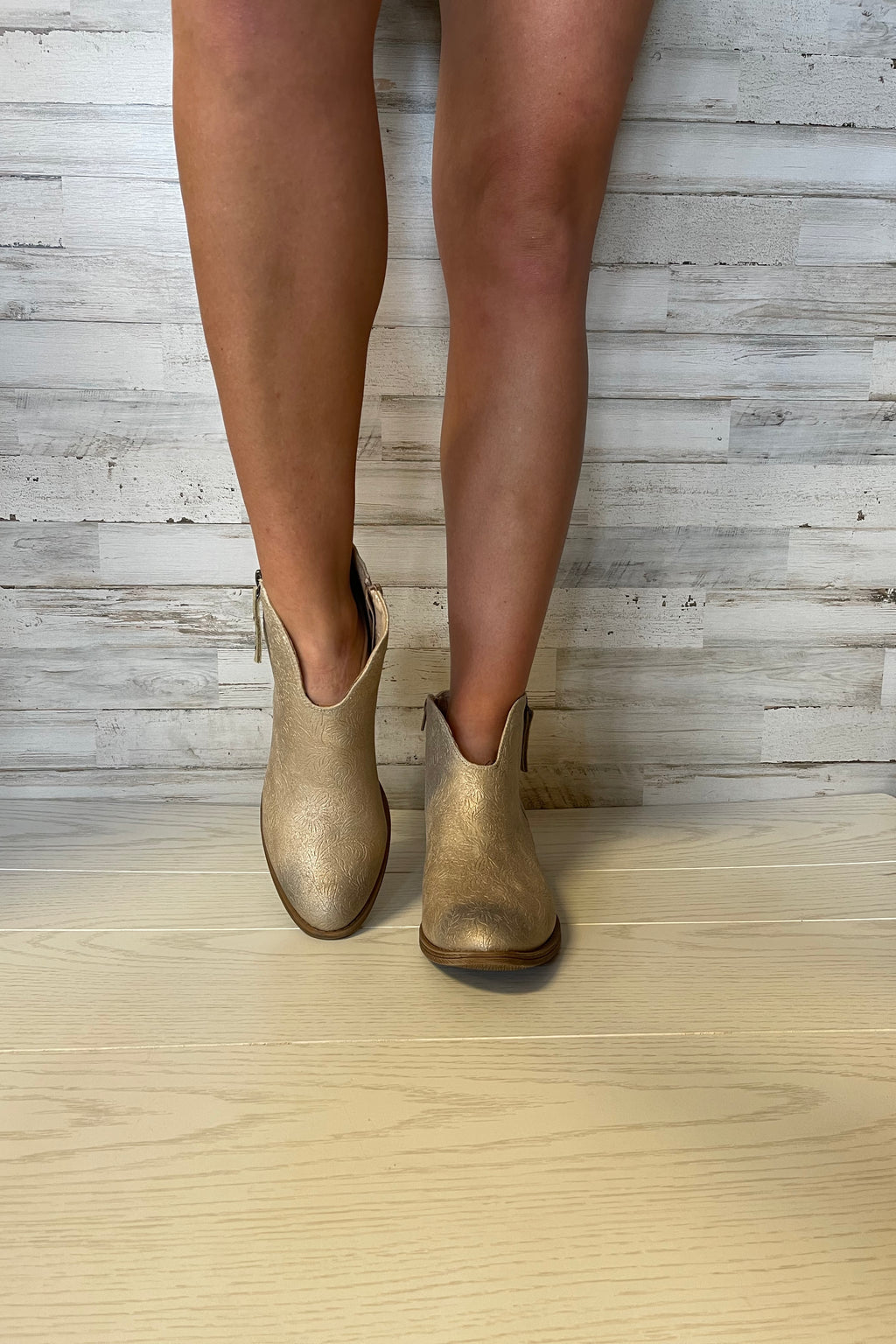 Divine Tooled Ankle Boot