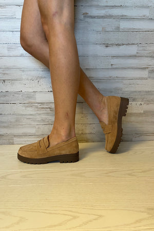 Inspo Suede Penny Loafers