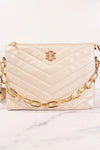 Ariana Chain Detail Quilted Crossbody Bag