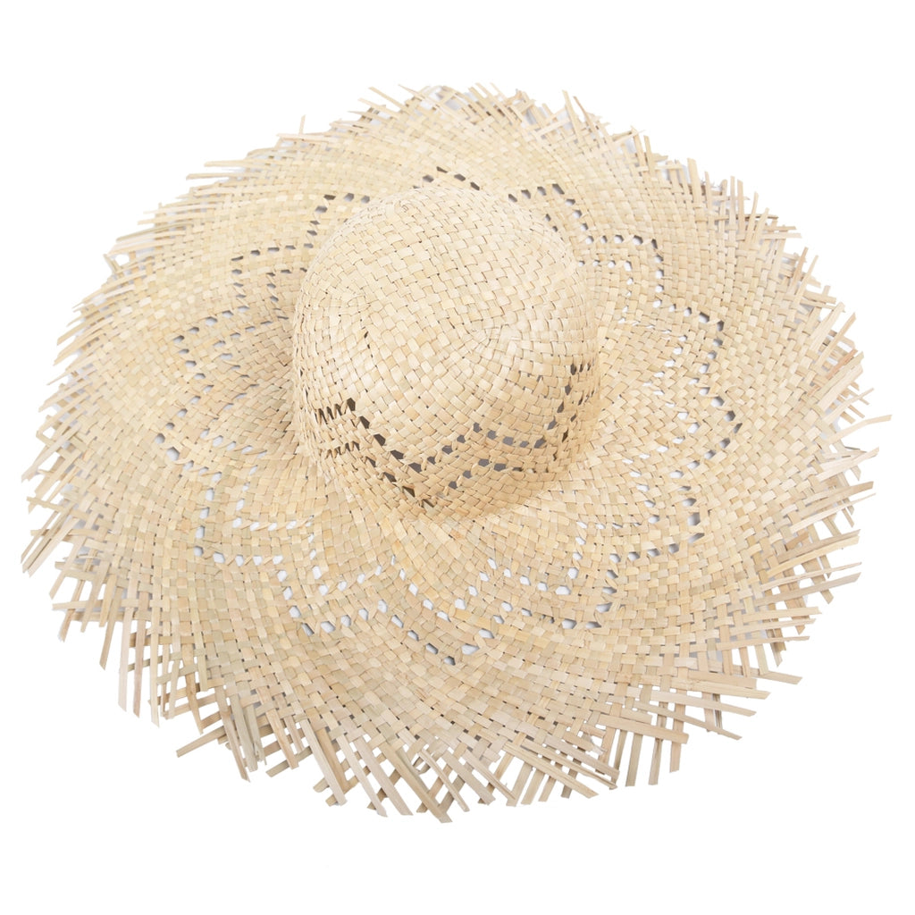 Fallon Large Brim Straw Sun Hat