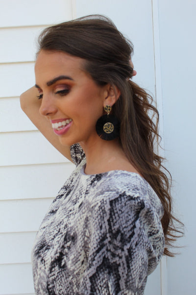 Seed Bead Tassel Earrings - Free Souls Boutique