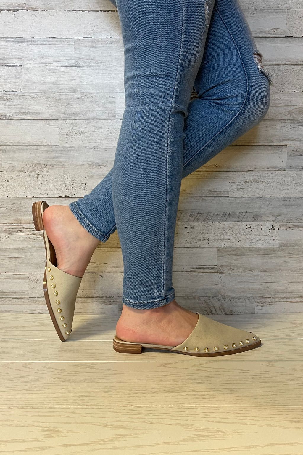 Alaska Studded Mules Shoes