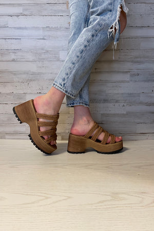 Daze Slip On Wedge Sandals