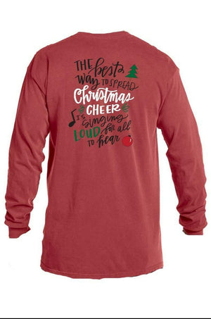 Spread Christmas Cheer LS Graphic Tee
