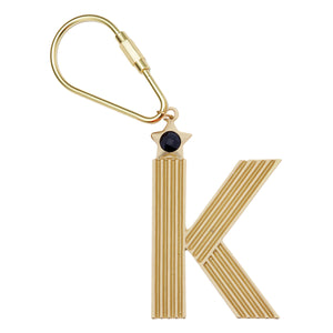 My Golden Letter Keychain