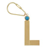My Golden Letter Keychain