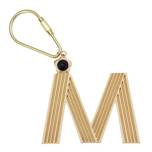 My Golden Letter Keychain