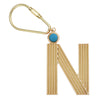 My Golden Letter Keychain
