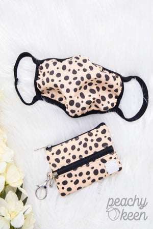 Dots Are Hot Face Mask with Versi Bag