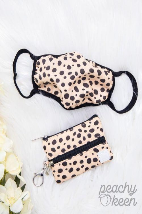 Dots Are Hot Face Mask with Versi Bag