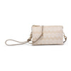 Riley Diamond Pattern Clutch/Crossbody/Wristlet Purse