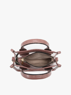 Stacey Clear Satchel Bag